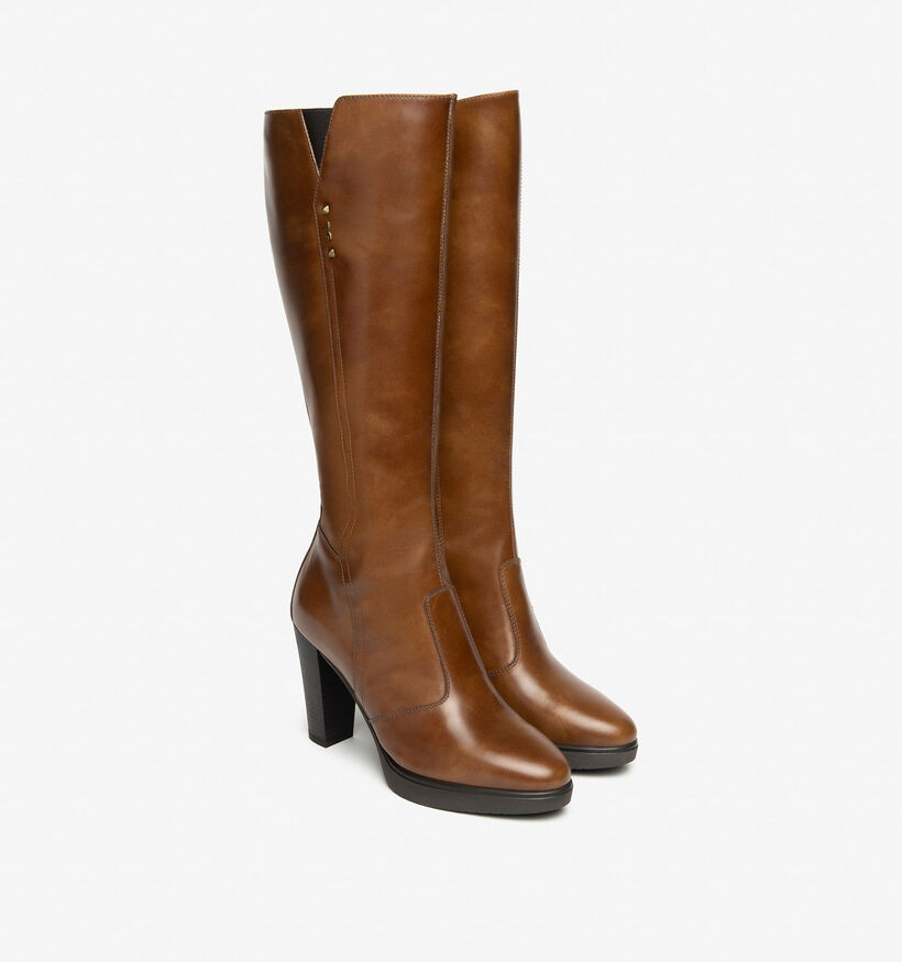 NeroGiardini Cognac Lange Laarzen voor dames (363910)
