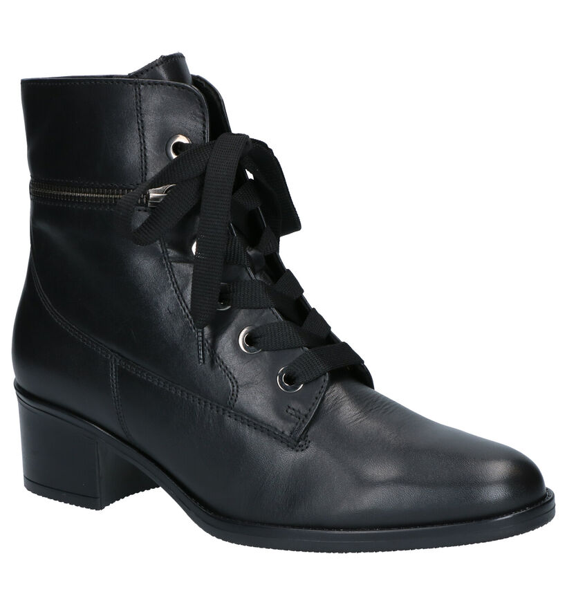 Gabor Best Fitting Bottillons en Noir en cuir (260263)