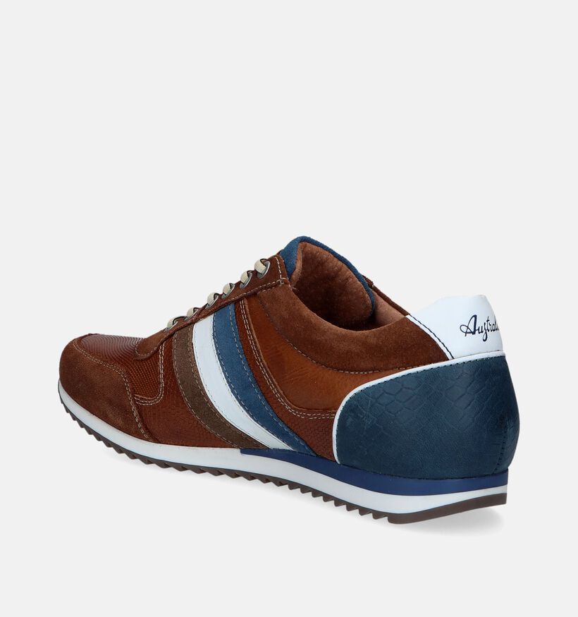 Australian Camaro Cognac Veterschoenen voor heren (337775) - geschikt voor steunzolen