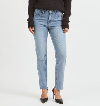 Straight leg jeans blauw