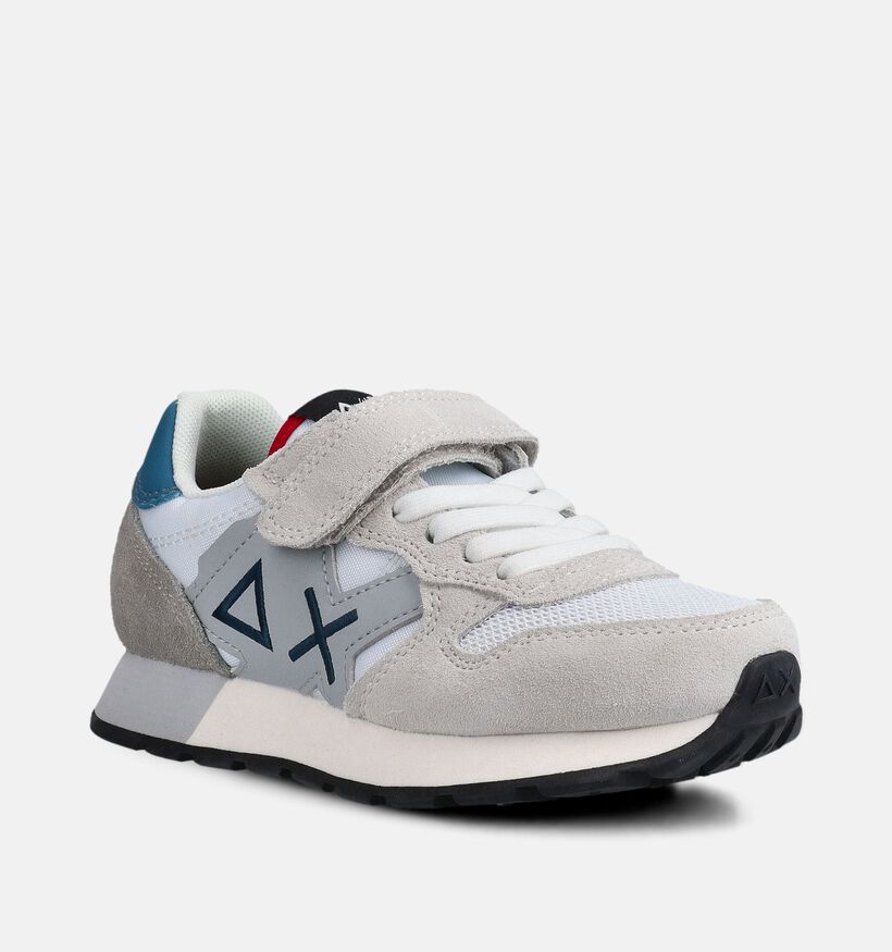 Sun68 Jaki Solid Witte Sneakers voor meisjes, jongens (369063) - geschikt voor steunzolen