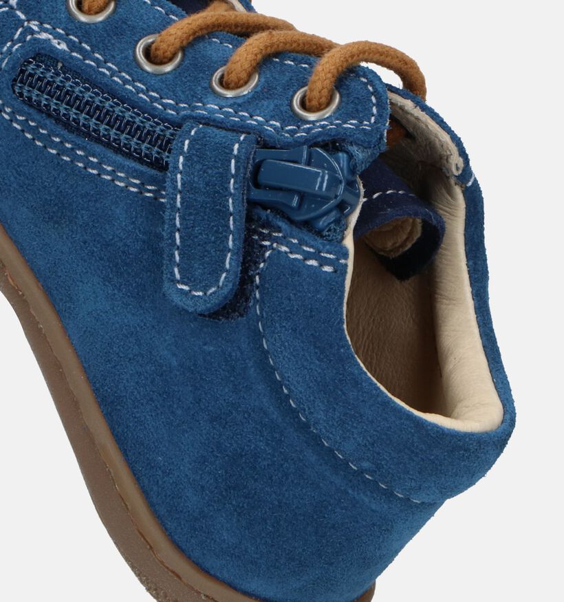 Naturino Cocoon Blauwe Babyschoenen voor jongens, meisjes (347661) - geschikt voor steunzolen