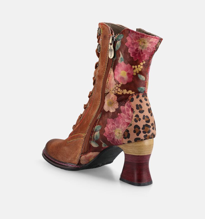 Laura Vita Eleao 42 Bottines en Marron pour femmes (381106)