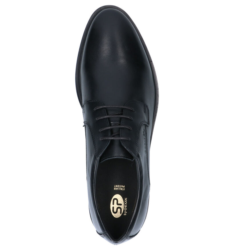 Geox Gladwin Chaussures habillées en Noir en cuir (251609)