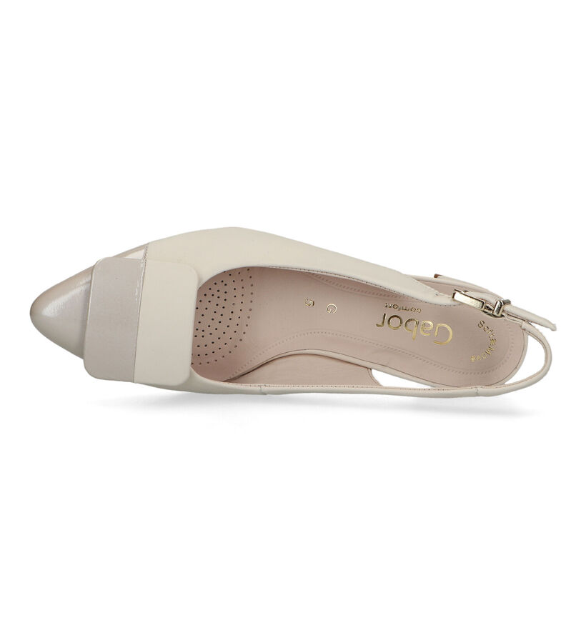 Gabor Soft Move Beige Slingback pumps voor dames (323234)