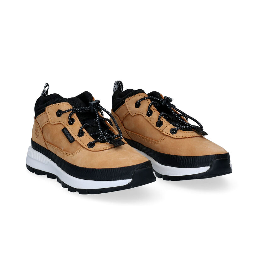 Timberland Field Tracker Low Bottines en Cognac pour garçons (329079) - pour semelles orthopédiques