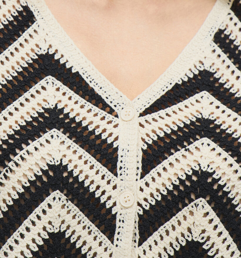 Vila Serilada Débardeur crochet en Noir pour femmes (357186)