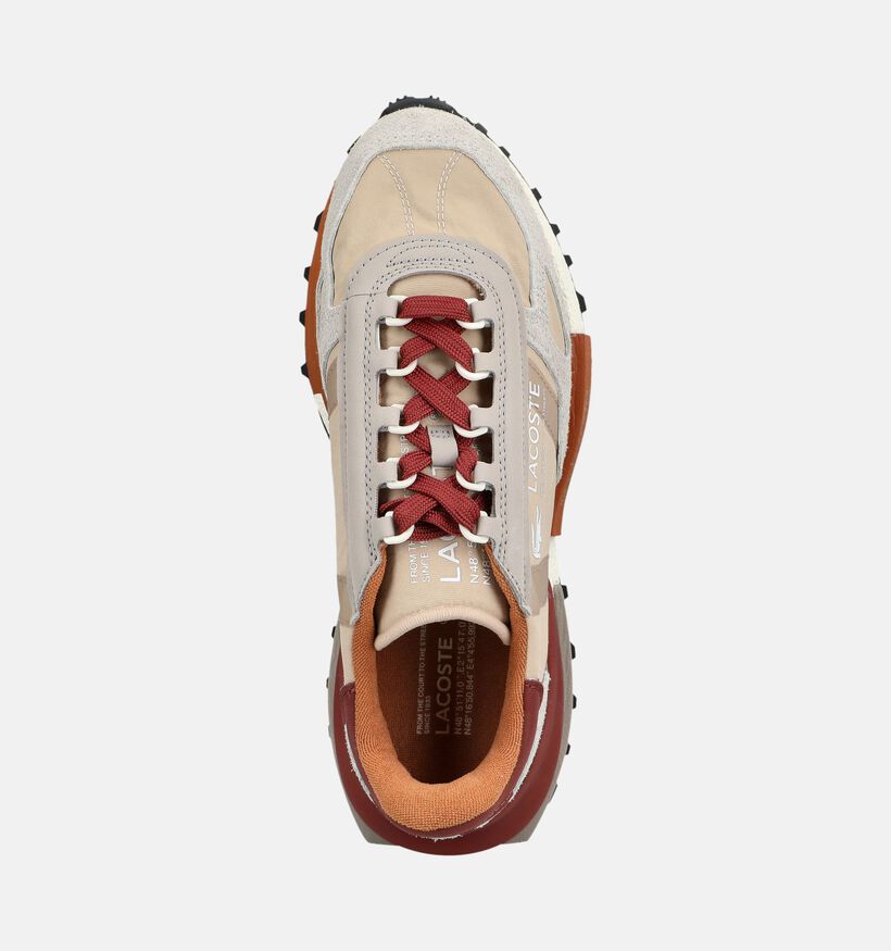 Lacoste Elite Active Grijze/Beige Sneakers voor heren (377014)