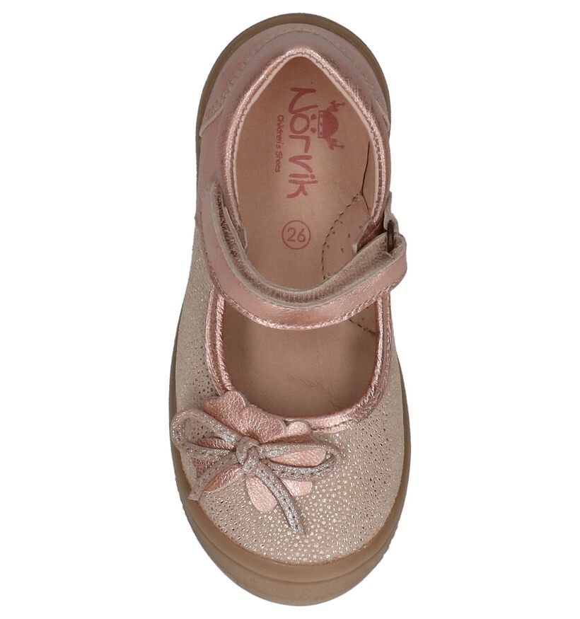 Nörvik Ballerines en Rose clair en cuir (214880)