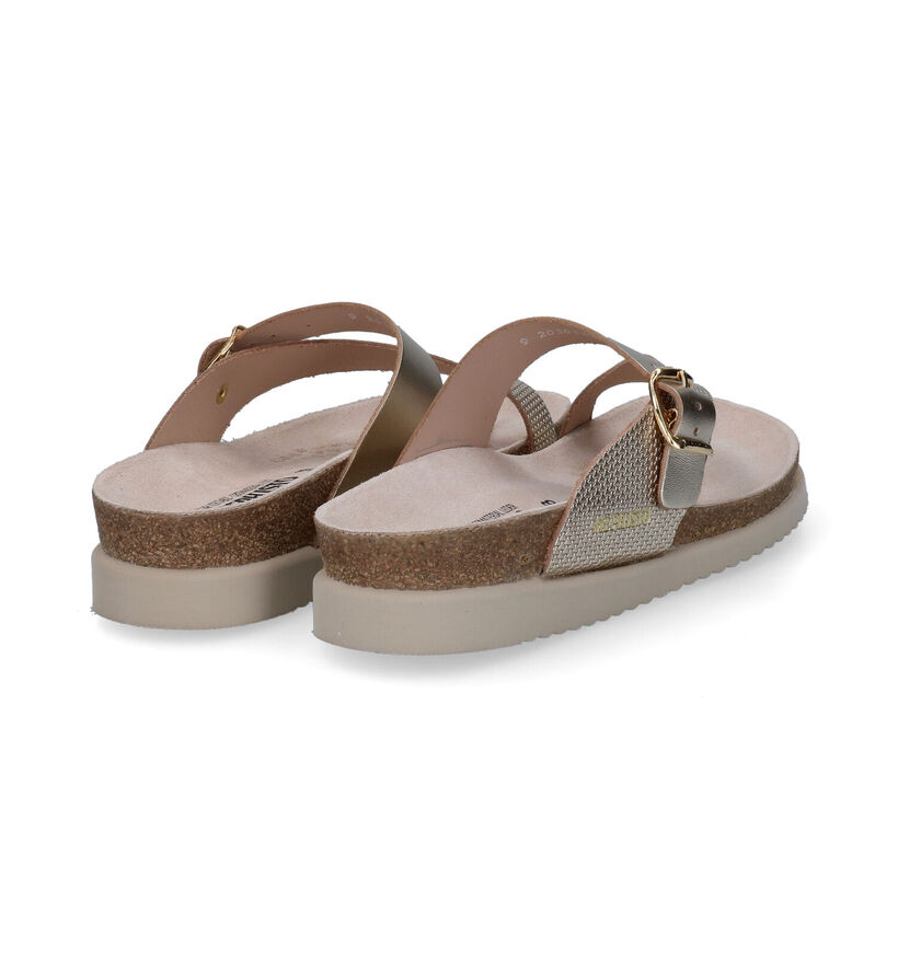 Mephisto Helen Mix Gouden Slippers in leer (306885)