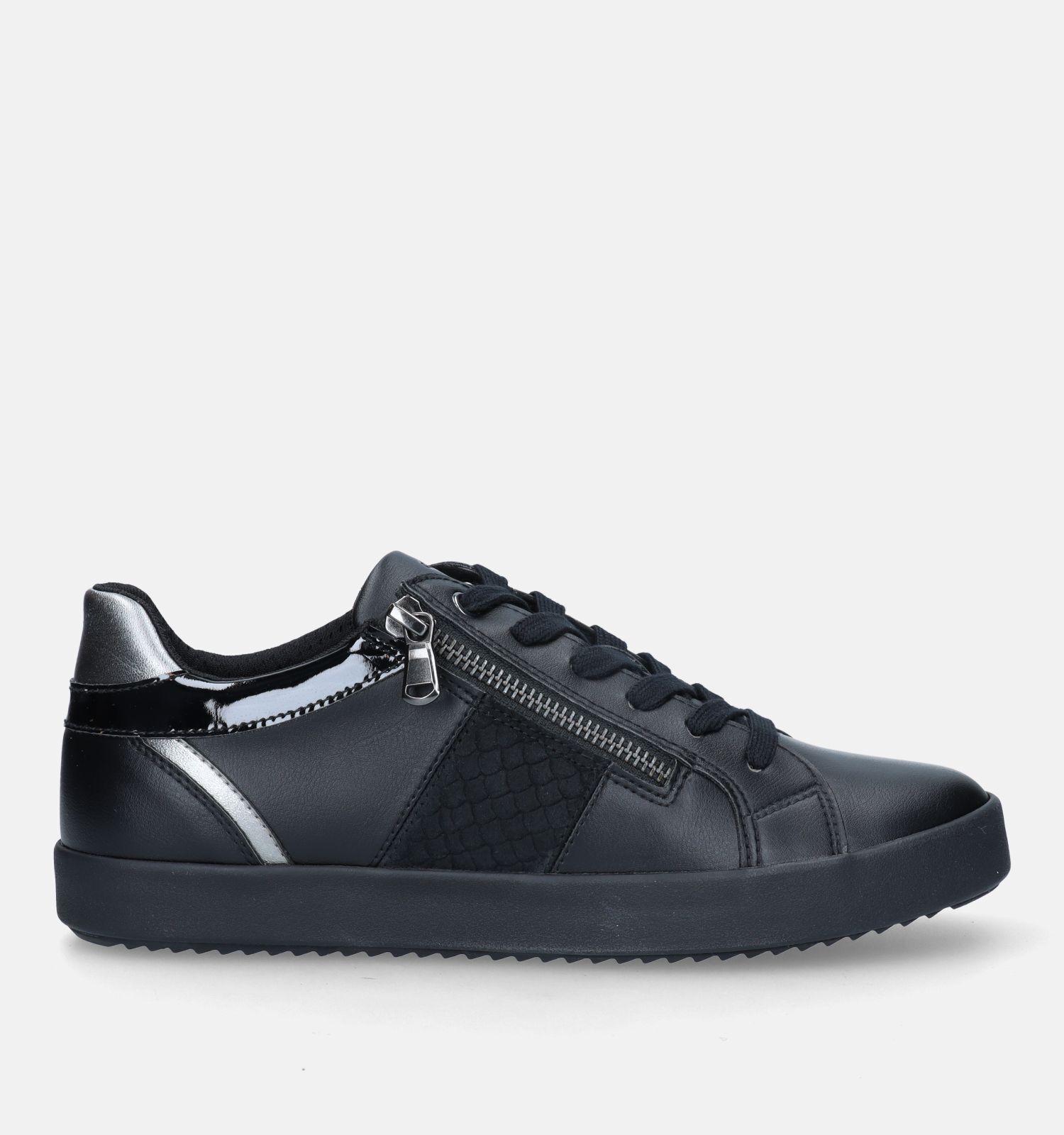 Geox sneakers store dames zwart