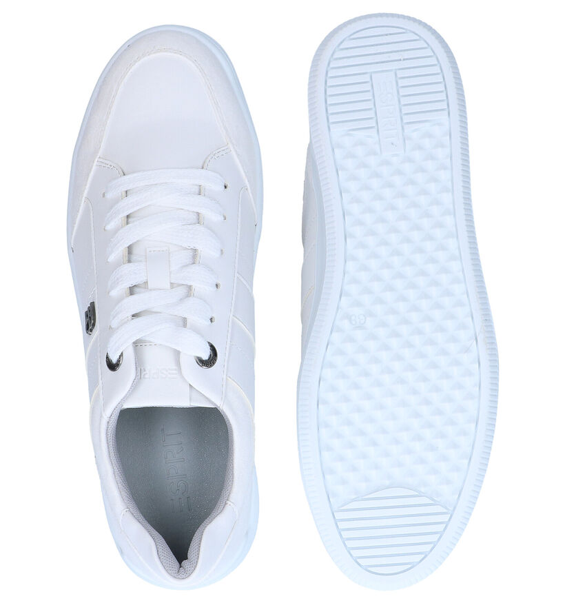 Esprit Agnes Chaussures à lacets en Blanc en simili cuir (285154)