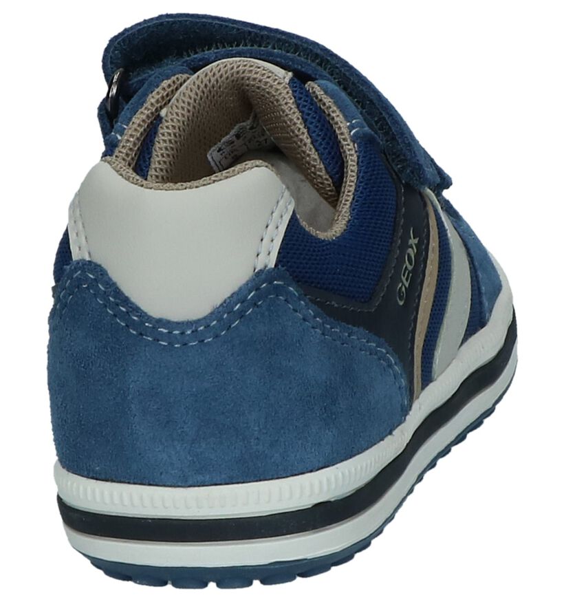 Geox Chaussures basses en Bleu foncé en textile (237988)