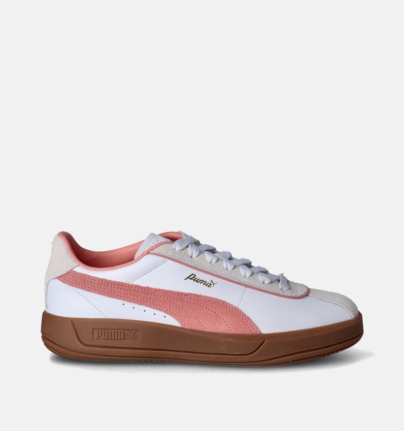 Puma Club Klassika Baskets en Blanc pour femmes (350413) - pour semelles orthopédiques