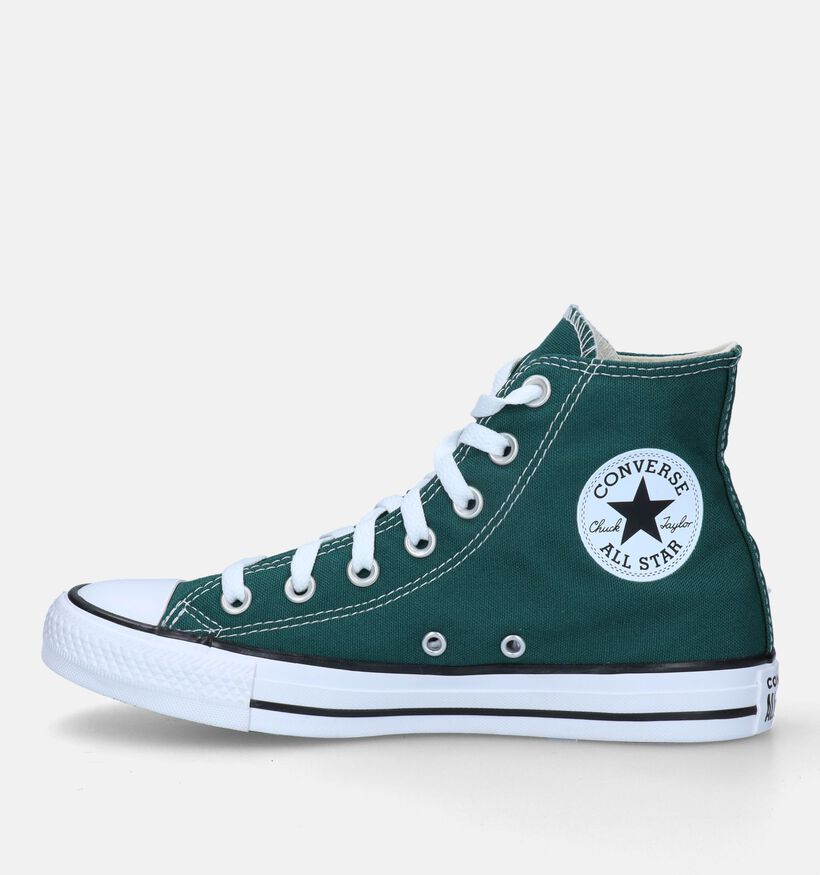 Converse Chuck Taylor All Star Fall Tone Baskets en Vert pour femmes (327847)