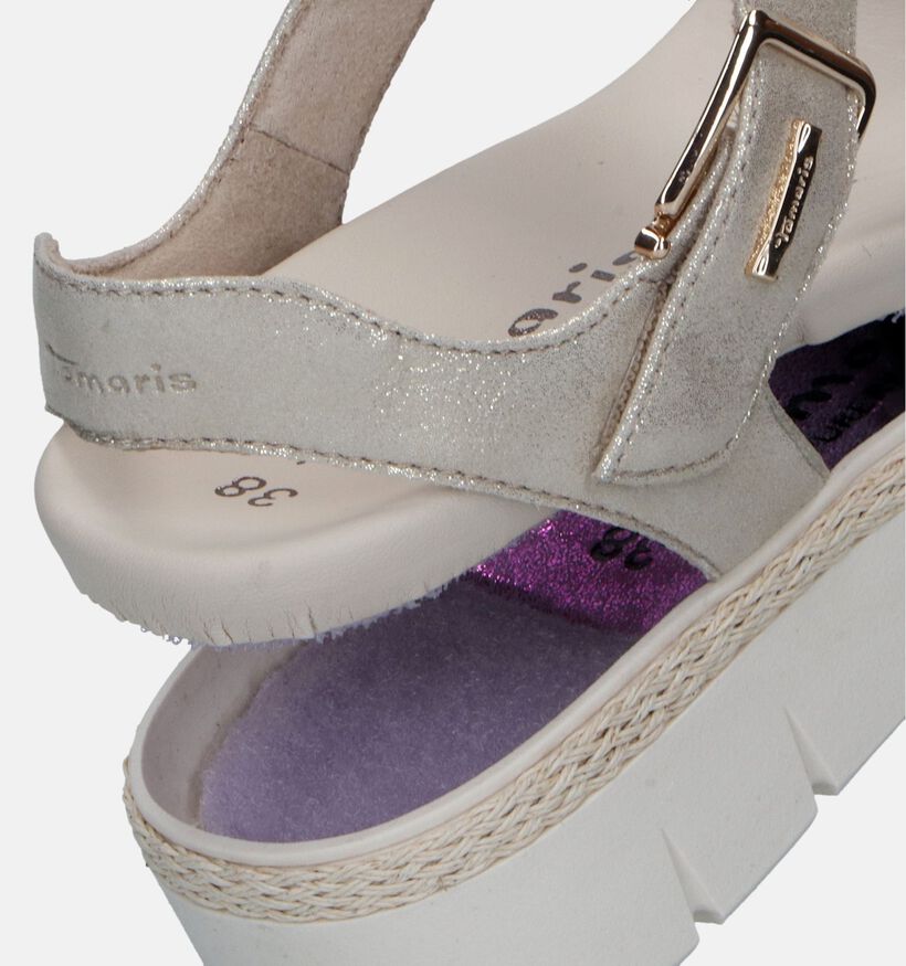Tamaris Pure Relax Gouden Sandalen voor dames (338303) - geschikt voor steunzolen
