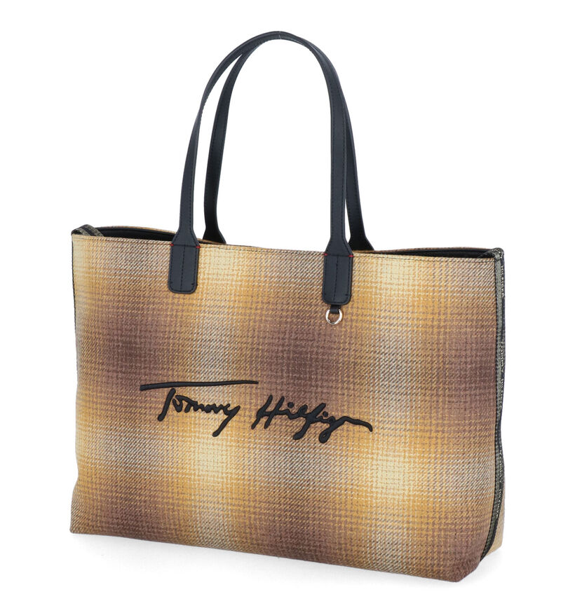 Tommy Hilfiger Iconic Gele Shopper in stof (296946)