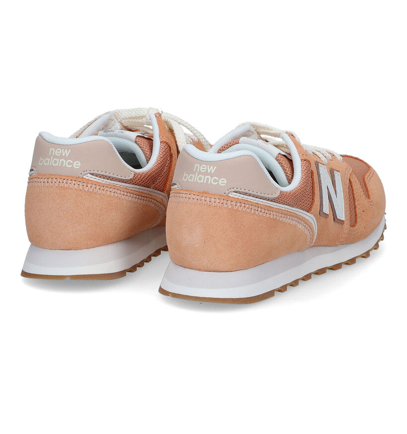 New Balance WL373 Baskets en Beige pour femmes (293659) - pour semelles orthopédiques