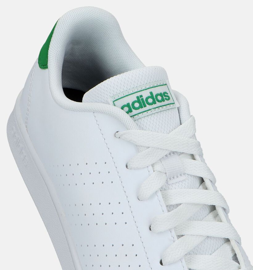 adidas Advantage K Witte Sneakers voor jongens, meisjes (326882)