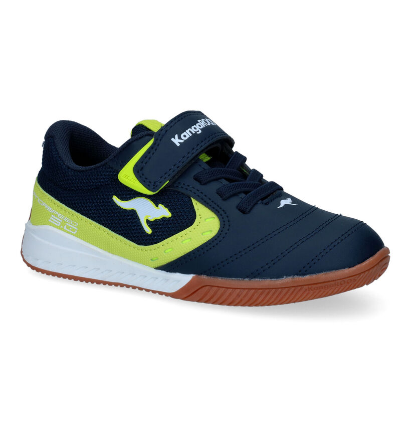 KangaROOS K5 Court EV Blauwe Sneakers voor jongens (308533)