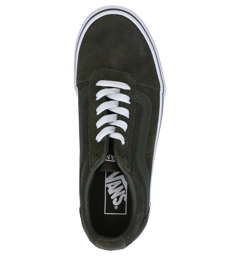 Vans Ward Platform Zwarte Skate sneakers voor dames (328043)