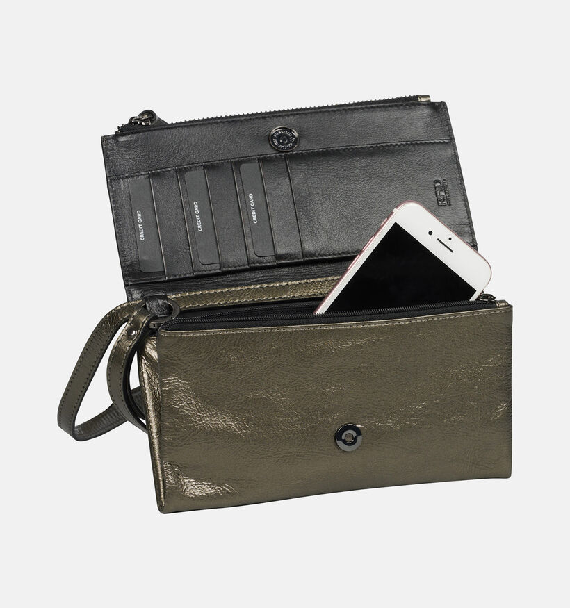 Burkely Creased Crystal Étuis pour téléphone en Argent pour femmes (363088)