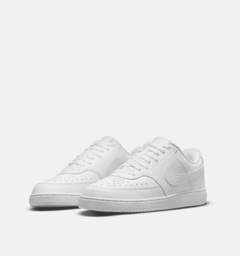 Nike Court Vision Low Next Nature Baskets en Noir pour hommes, garçons (343756)