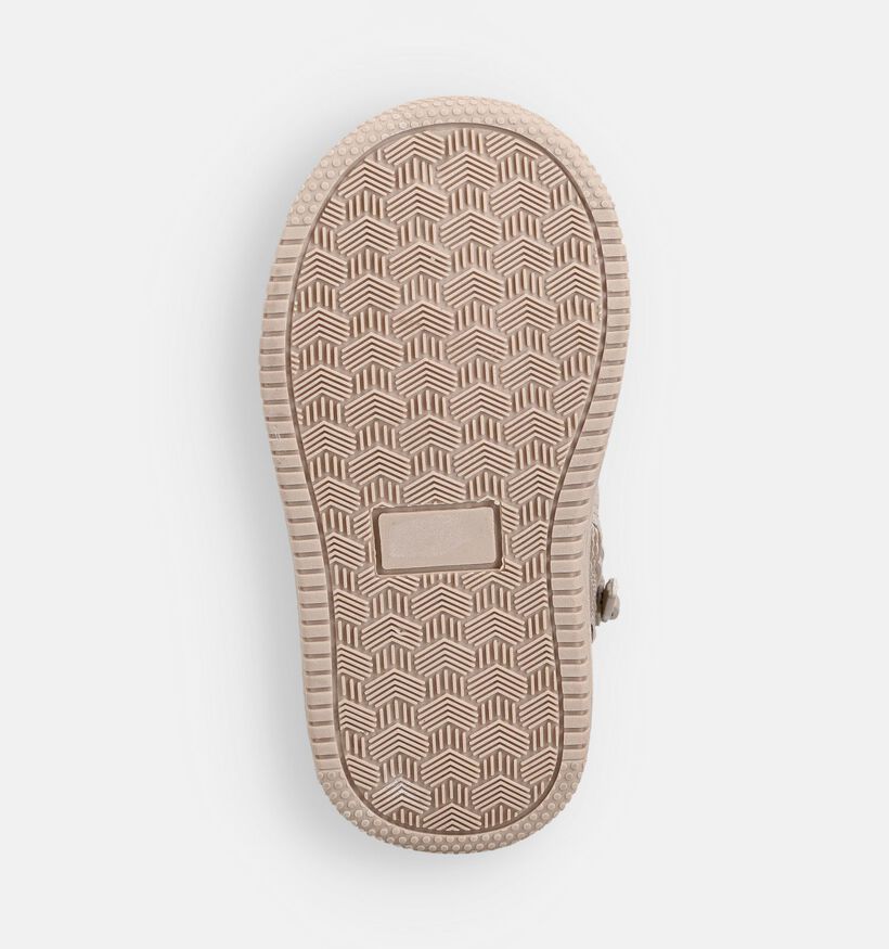 Milo & Mila Leopard Beige Sneakers voor meisjes (362926) - geschikt voor steunzolen