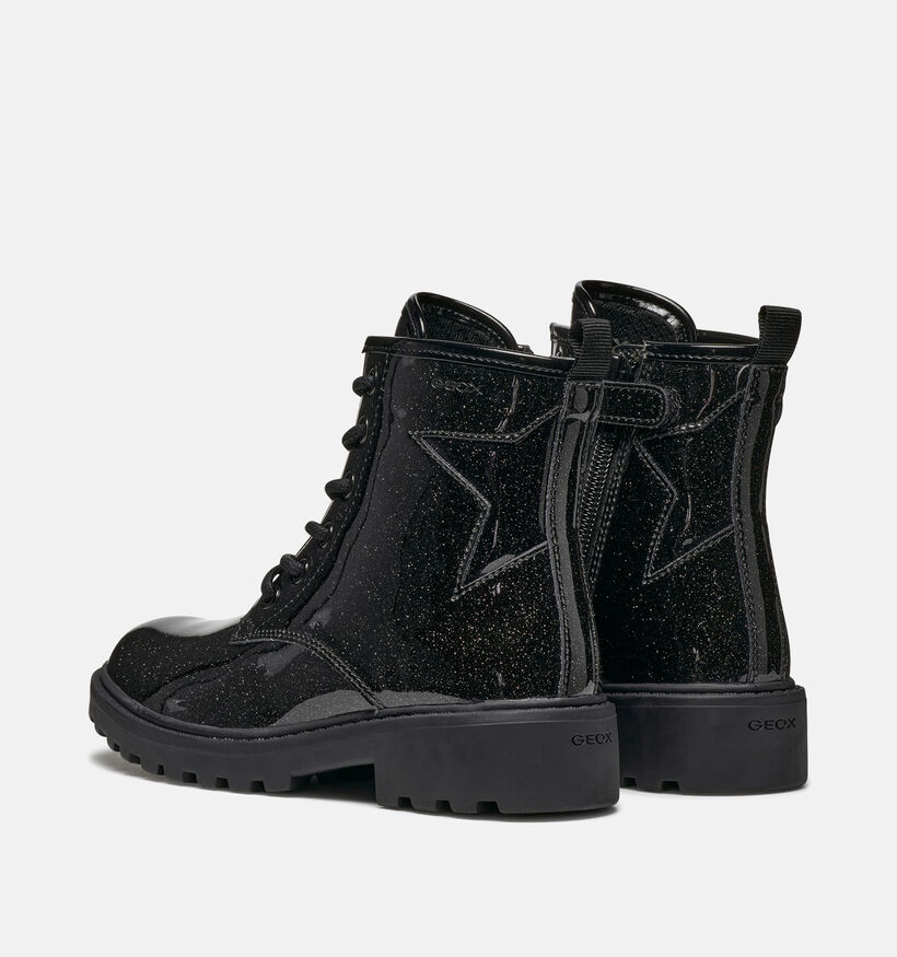 Geox Casey Zwarte Boots voor meisjes (360354) - geschikt voor steunzolen
