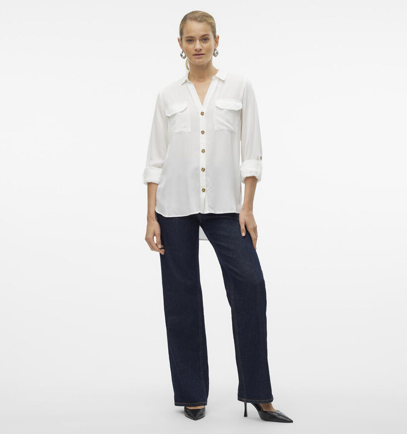 Vero Moda Bumpy Wit Hemd voor dames (352127)