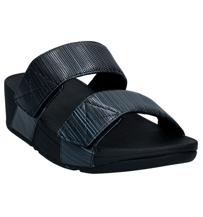 FitFlop Mina Nu-pieds en Noir en simili cuir (286112)