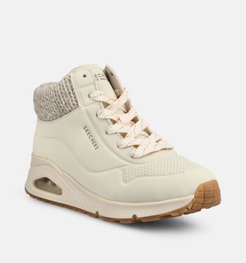 Skechers Memory Foam High Baskets Blanc