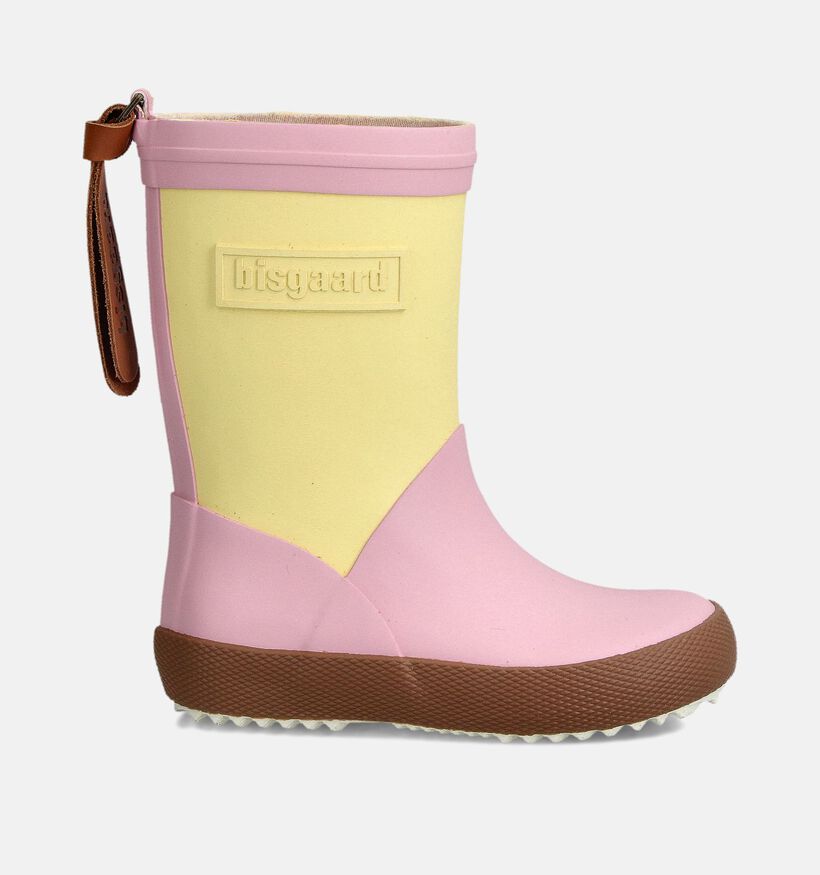 Bisgaard Roze/Gele Regenlaarzen voor meisjes (364819) - geschikt voor steunzolen
