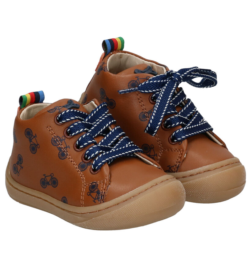 STONES and BONES Vorm Chaussures pour bébé en Cognac pour garçons (295065) - pour semelles orthopédiques