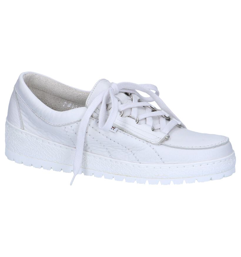 Witte Veterschoenen Mephisto Lady in leer (246533)