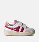 Gola Falcon Strap Witte Velcroschoenen voor jongens, meisjes (362411) - geschikt voor steunzolen