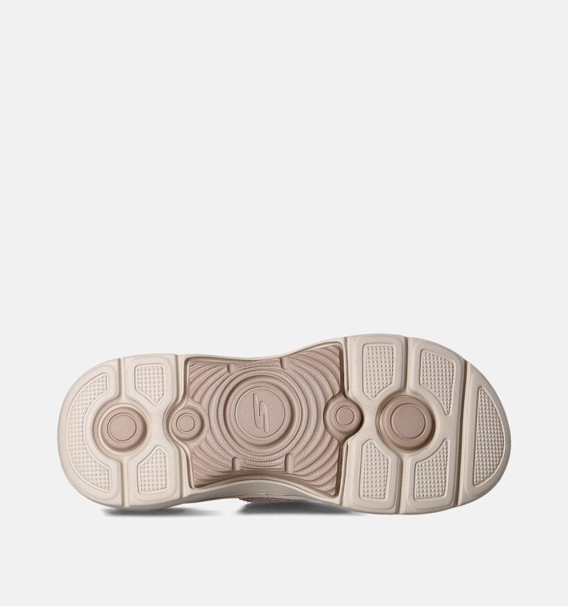 Skechers Go Walk Arch Fit 2.0 Taupe Teenslippers voor dames (355513)