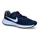 Nike Revolution 6 GS Zwarte Sneakers in stof (316283)