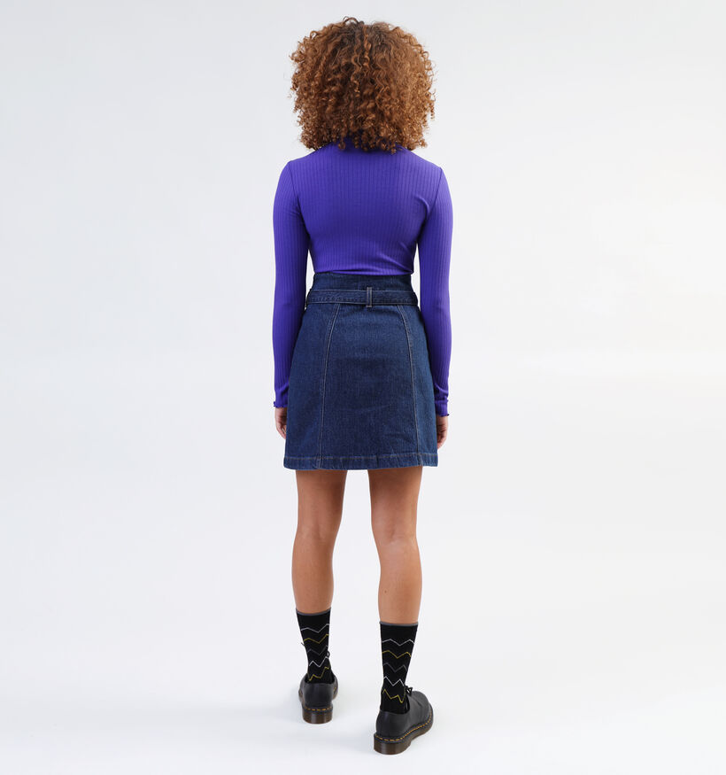 Vila Kiva Jupe en jeans en Bleu pour femmes (338136)