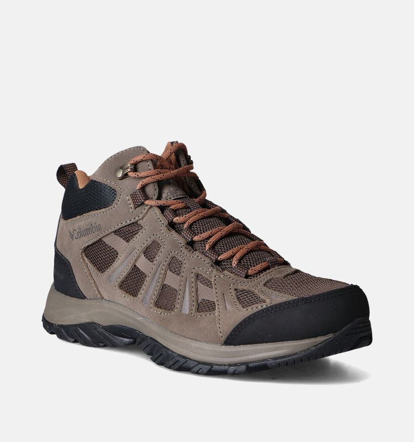 Columbia Redmond Waterproof Bruine Halfhoge Wandelschoenen voor heren (352795) - geschikt voor steunzolen