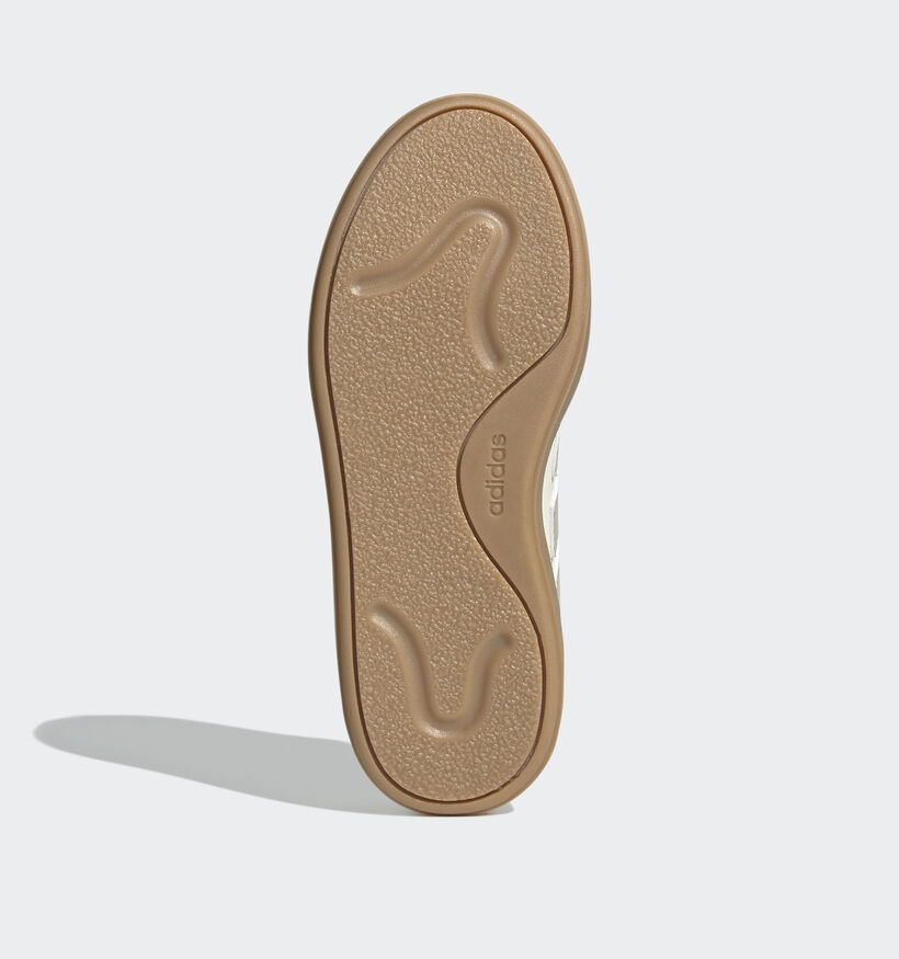 adidas Courtblock J Ecru Sneakers voor meisjes, jongens (357491) - geschikt voor steunzolen