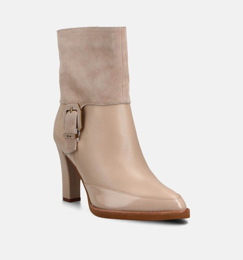 Nathan-Baume Bottines à talons en Beige pour femmes (363628)