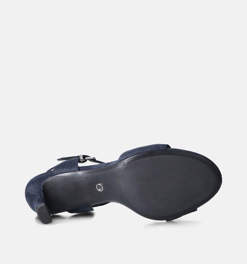 Tamaris Blauwe Sandalen met hak voor dames (354317)