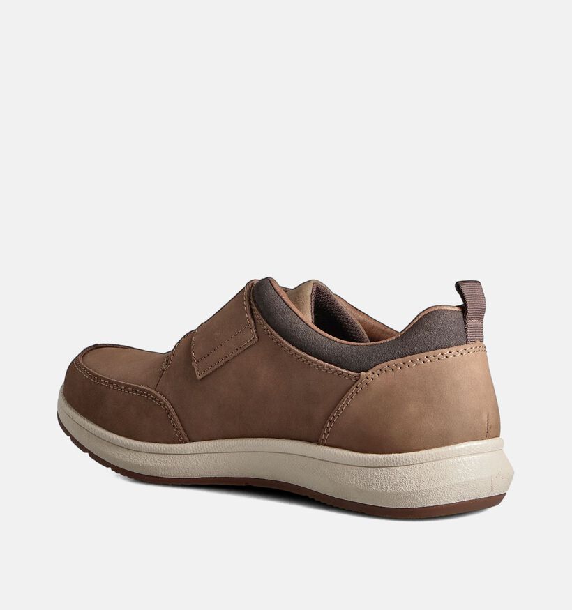 Rieker Taupe Velcroschoenen voor heren (355124) - geschikt voor steunzolen