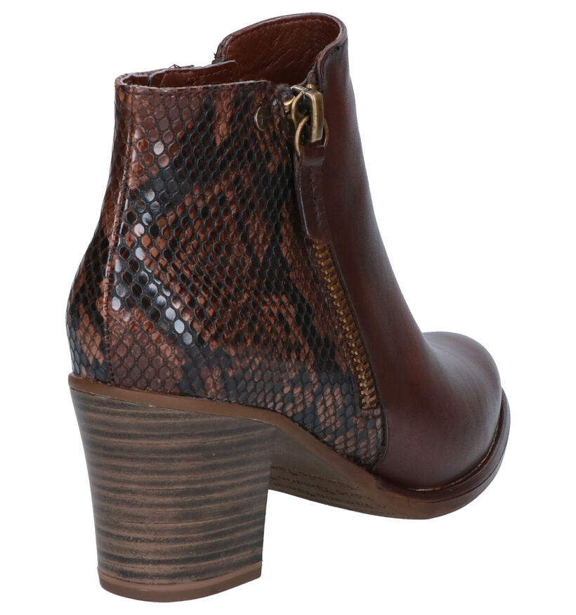 Tamaris TOUCH it Bottillons en Marron en cuir (257205)