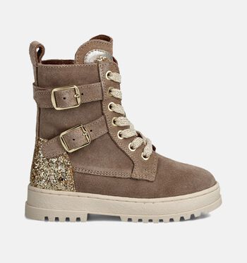 Milo & Mila Hoge schoenen Taupe