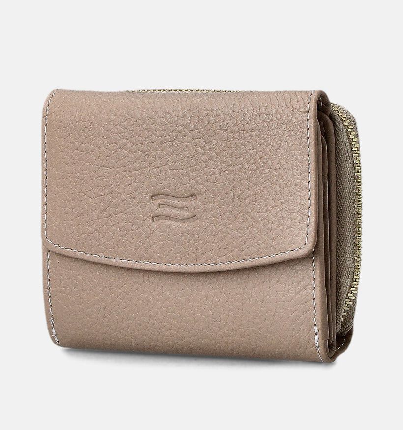Crinkles Taupe Portemonnee voor dames (358113)