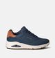 Memory Foam Baskets basses en Bleu pour hommes (359749) - pour semelles orthopédiques