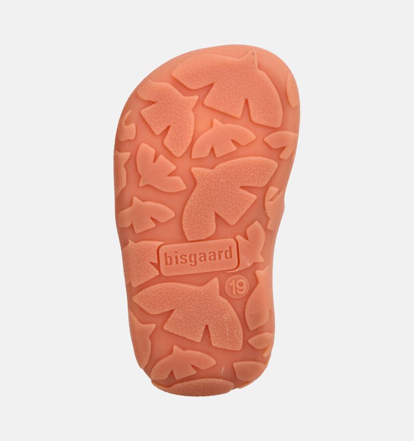 Bisgaard Pantoufles en Rose pour filles (381026) - pour semelles orthop&eacute;diques