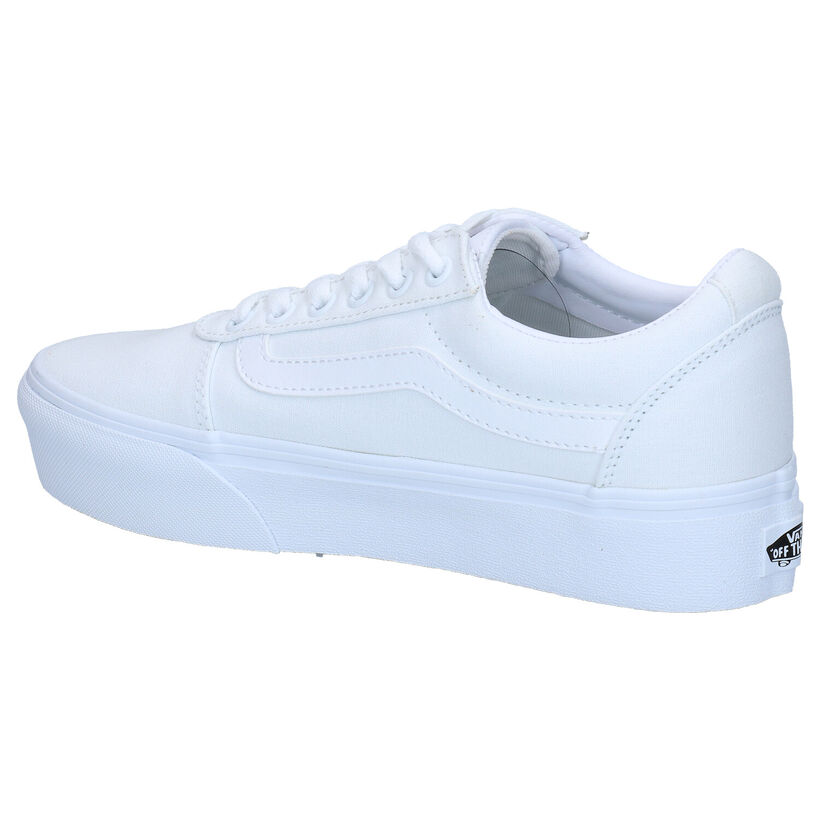 Vans Ward Platform Beige Sneakers voor dames (321163)